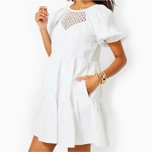 Brand new with tags Lily Pulitzer white dress. Beautiful!